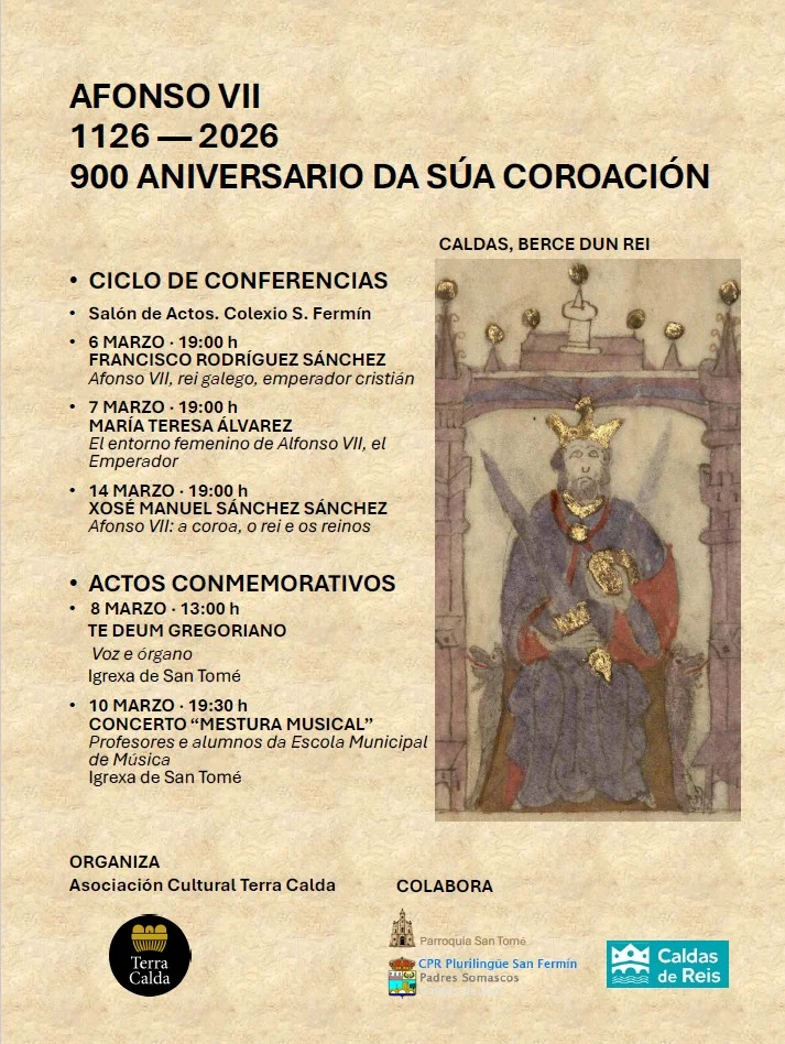 Ciclo de conferencias e actos musicais_Afonso VII 2026